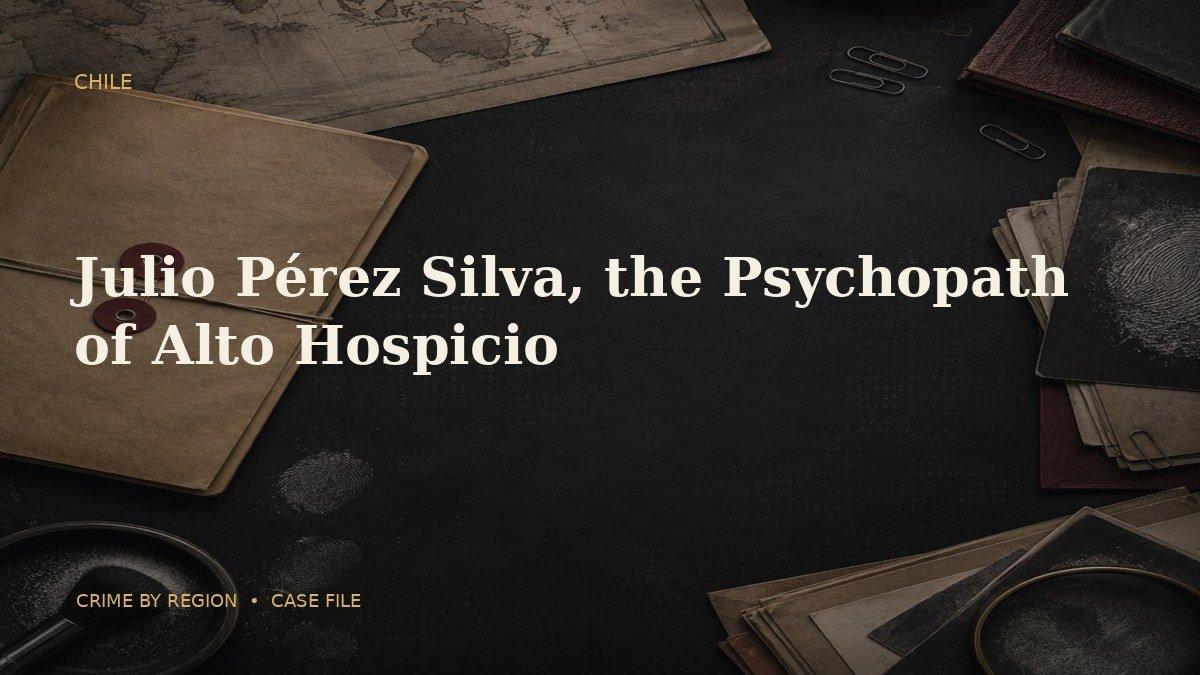 Julio Pérez Silva, the Psychopath of Alto Hospicio