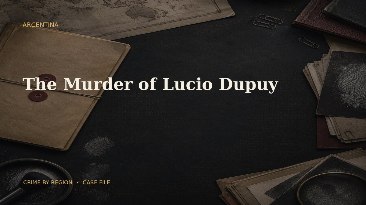 The Murder of Lucio Dupuy