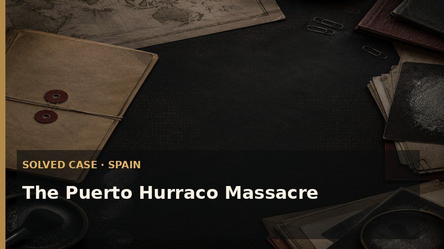 Editorial cover for The Puerto Hurraco Massacre