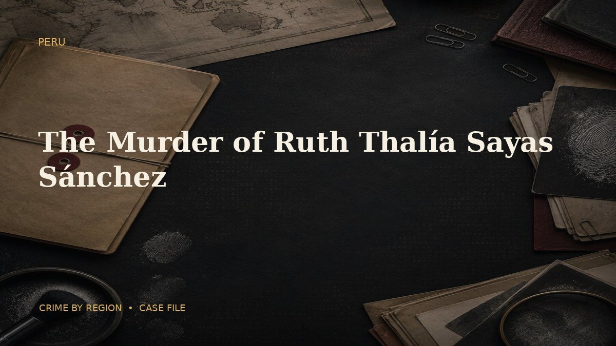 The Murder of Ruth Thalía Sayas Sánchez